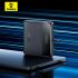 Baseus Blade H1 Lite 20000mAh 100W Fast Charging Power Bank with Type-C Cable - 2 USB-A and 2 Type-C Port, Digital Display, Slim Design - Black